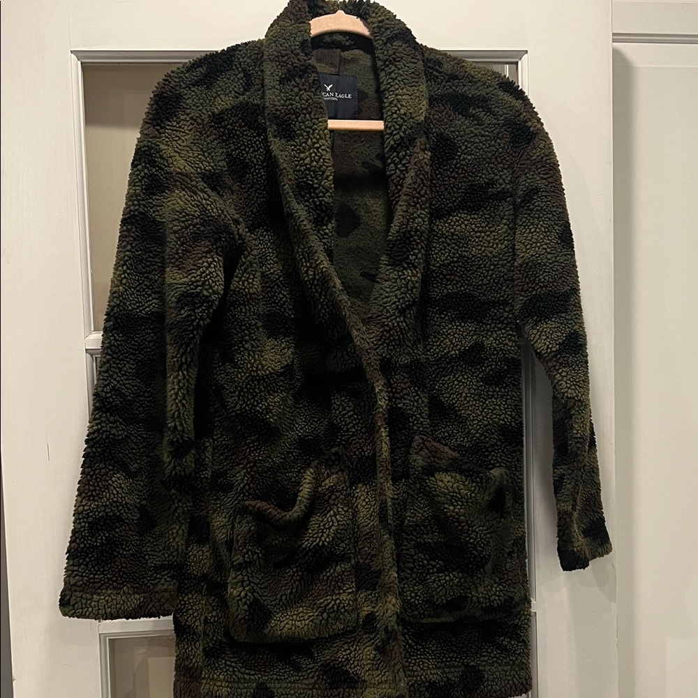Cozy Camouflage Sherpa Jacket